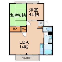 アーバンライフ南多田の物件間取画像